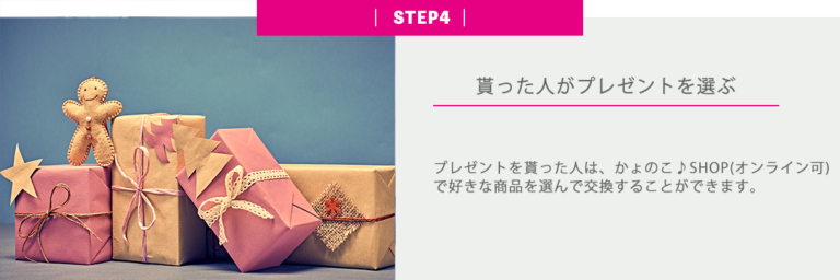 かよのこ　ギフト　流れ